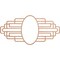Ekena Millwork Elizabeth Wood Fretwork Prcd Ceiling Medallion, Cherry, 32"W x 16"H x 8 3/4"IW x 15 1/8"IH x 3/8"T CMWP32X16X0375EBCH - alternate 1